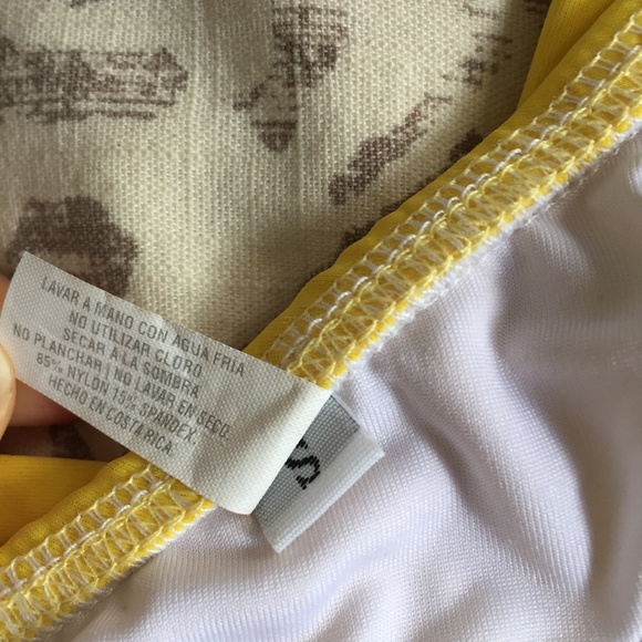 Morena Beachwear Top Yellow - Picture 3 of 4